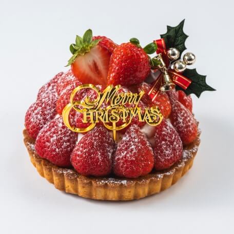 旬果屋オリジナルXmas国産いちごタルト 5号サイズ(15cm)